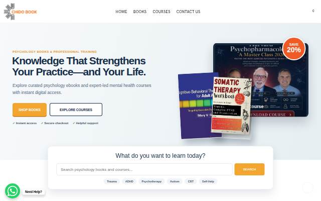 ChidoBook - The Best Mental Health Online Store storefront