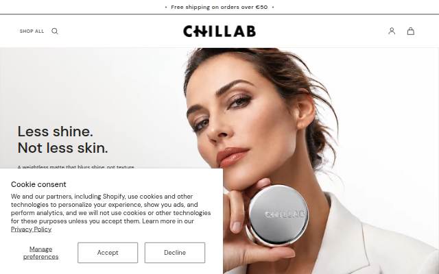 CHILLAB storefront