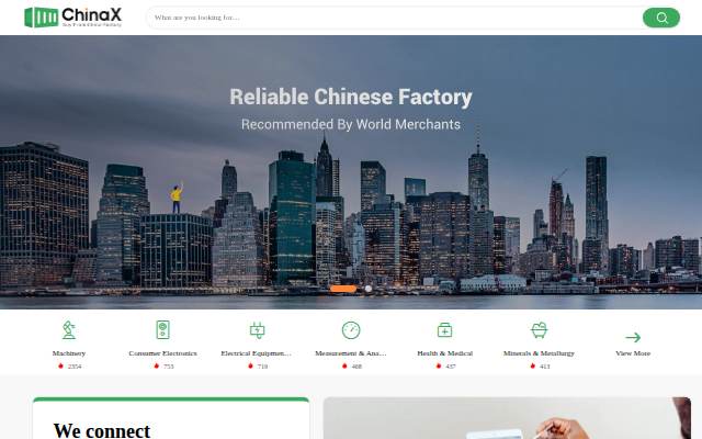 Chinax.com storefront