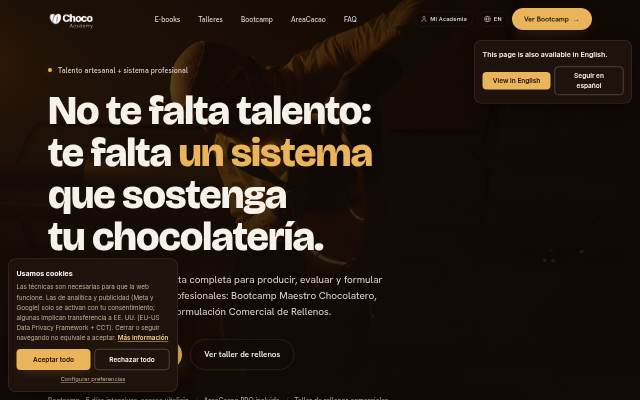 Sistema Profesional para Tu Chocolatería storefront