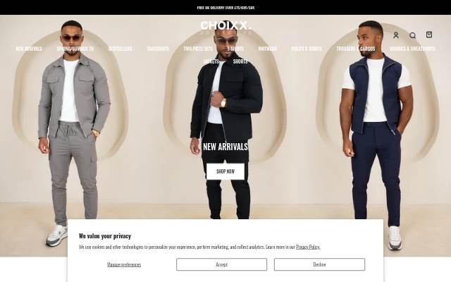 Choix UK storefront