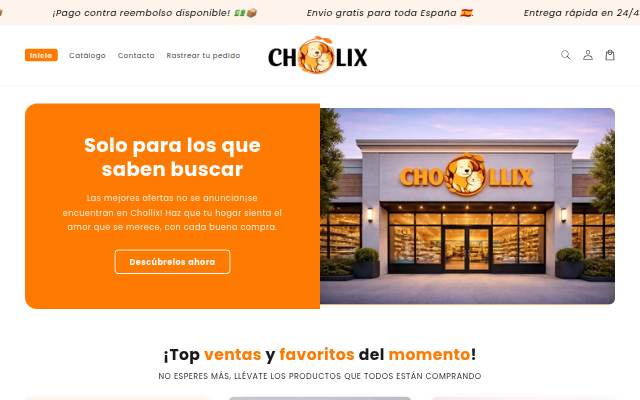 Chollix storefront