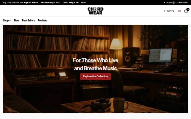 Chord Wear storefront