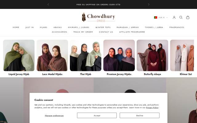 ChowdhuryDress storefront