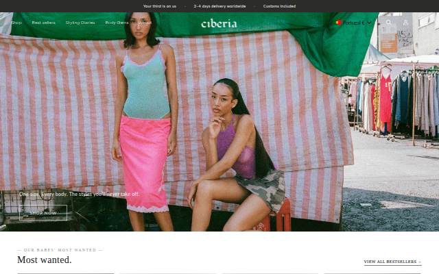 Ciberia.shop storefront