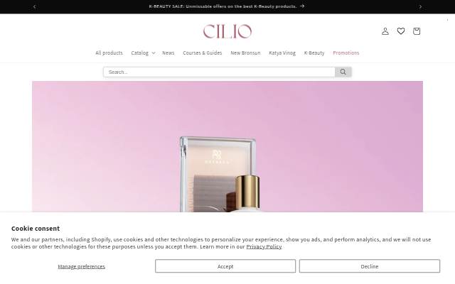 Cilio Lash Expert storefront