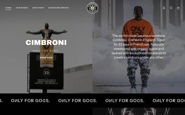 Cimbroni Sambuca storefront