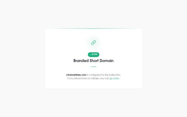 citysmartlinks.com is a custom short domain storefront