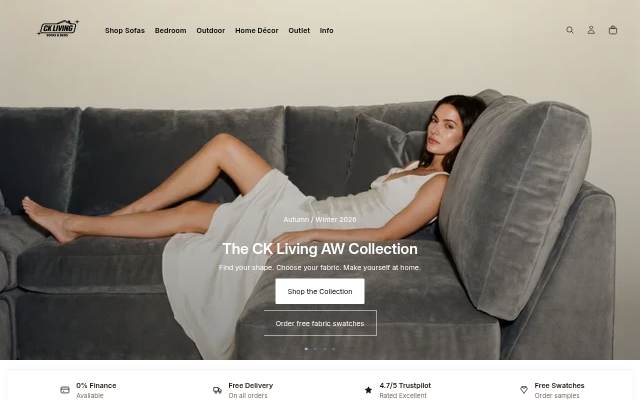 CK Living storefront