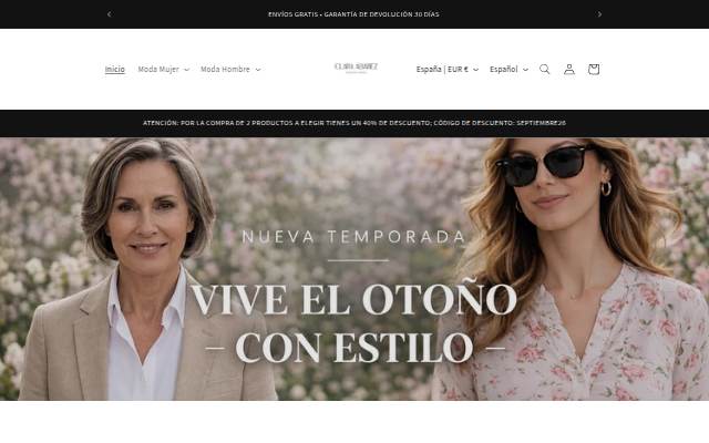 Clara Álvarez storefront