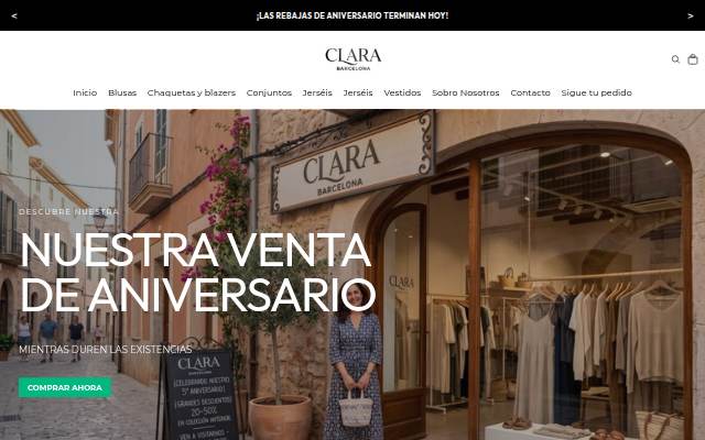 Montra da Clara Barcelona