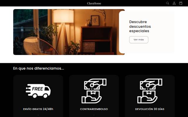 ClaraHome storefront