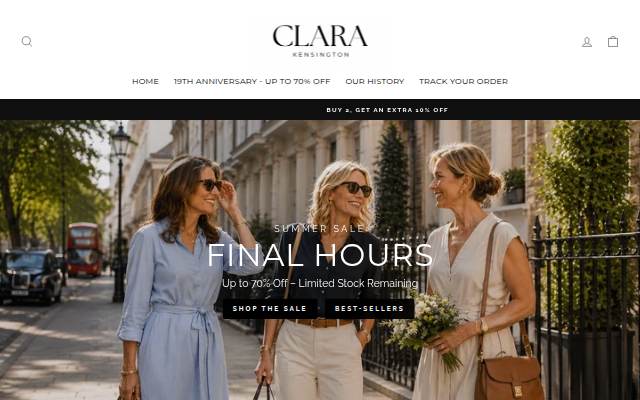 Montra da Clara Kensington