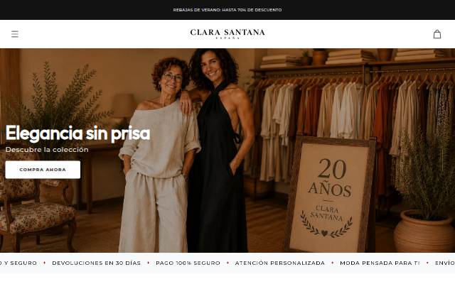 Clara Santana storefront