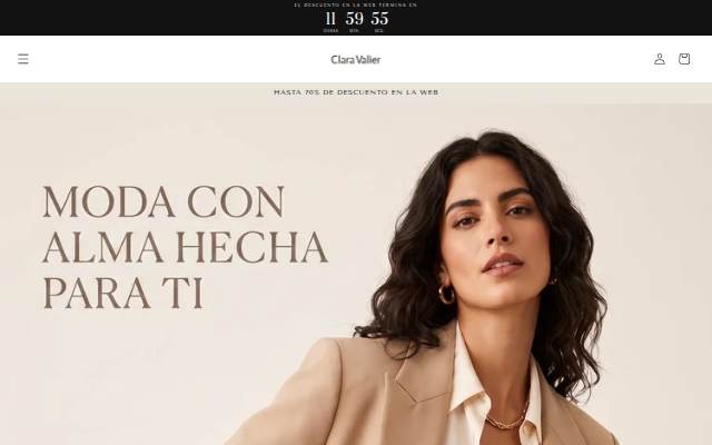 Clara Valier storefront