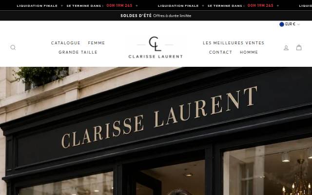Clarisse Laurent storefront