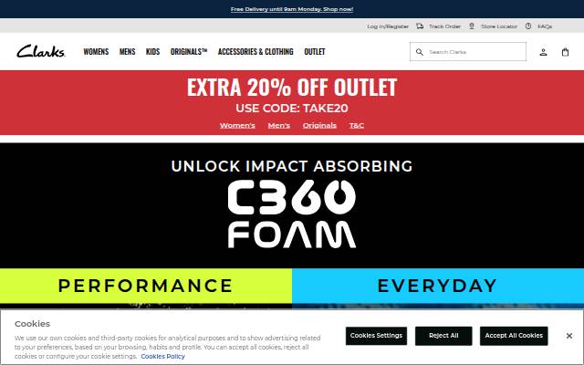 Clarks™ Official Site storefront