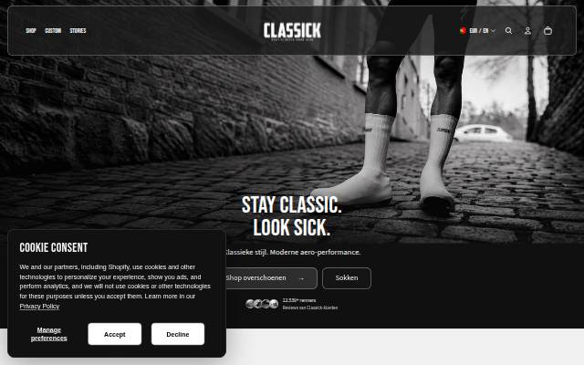 Classick storefront