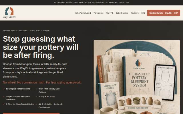 ClayPatterns.com storefront