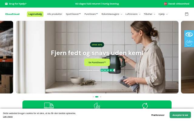 CleanFriend storefront