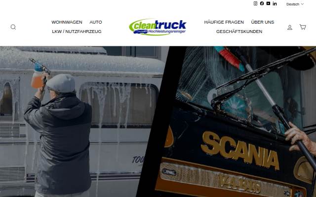 CleanTruck storefront