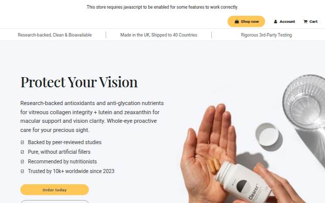 Clearer Eyecare storefront