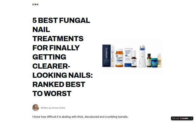 5 Best Fungal Nail Treatments Ranked Best to Worst (2026) storefront