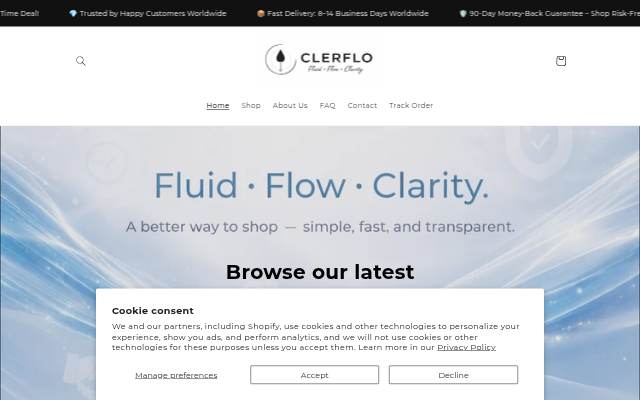 Clerflo™ storefront