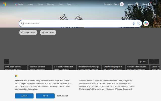 Pesquisa - Microsoft Bing storefront