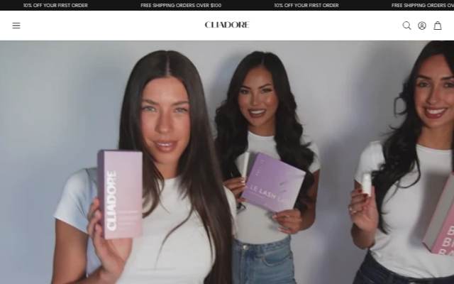 Startseite von Cliadore