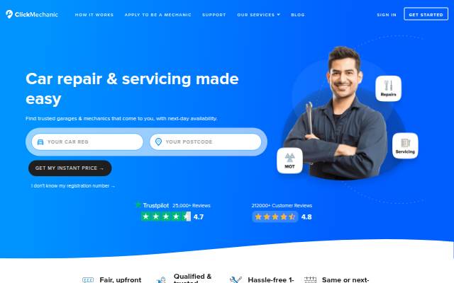 Montra da Book Car Repairs by Mobile Mechanics & Garages