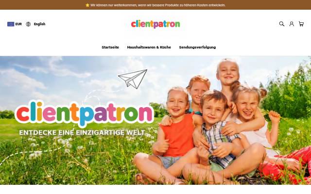 Clientpatron storefront
