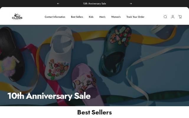 Clogs World UK storefront