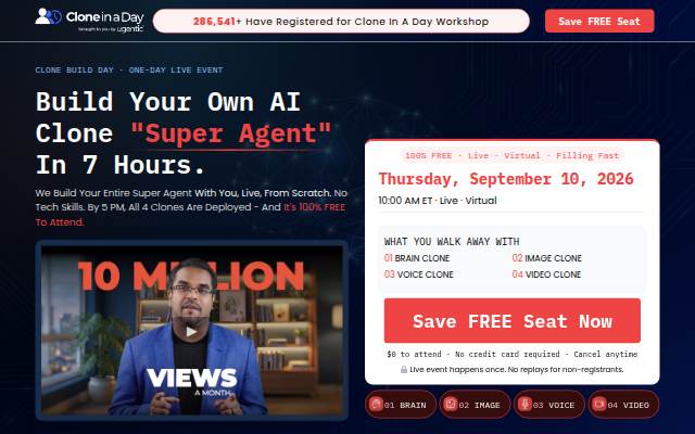 Build Your AI Clone "Super Agent" In 7 Hours. storefront