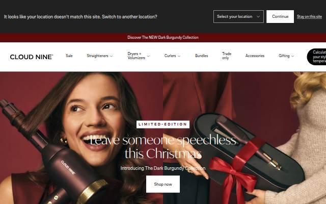 Cloud Nine storefront