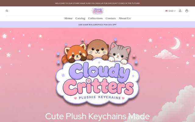 Cloudy Critters storefront