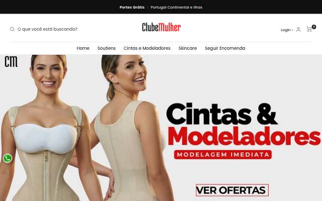 Clube Mulher Portugal storefront
