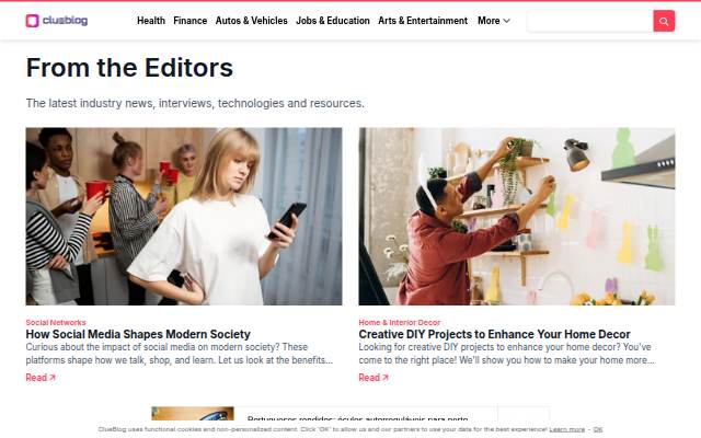 ClueBlog storefront