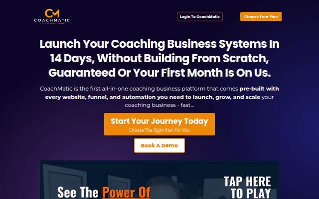 Montra da CoachMatic
