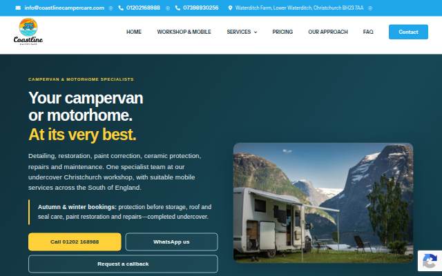 Coastline Camper Care storefront