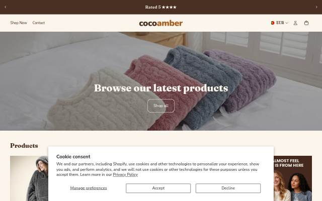 cocoamber storefront
