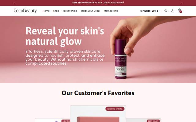 CocoBeauty storefront