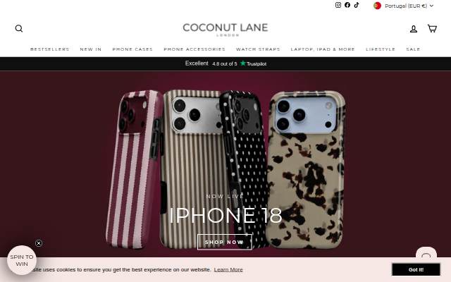 Coconut Lane storefront