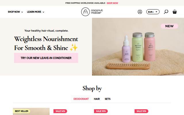 Coconut Matter storefront