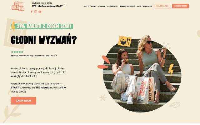 Catering Dietetyczny | Dieta z wyborem menu storefront