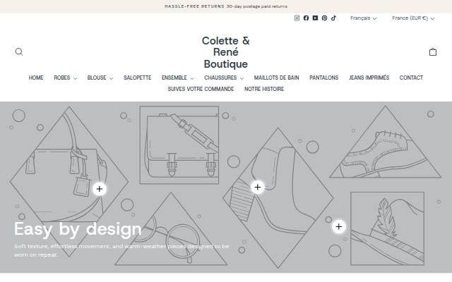 Colette &amp; René Boutique storefront