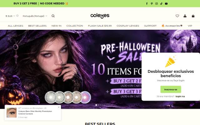 Coleyes storefront