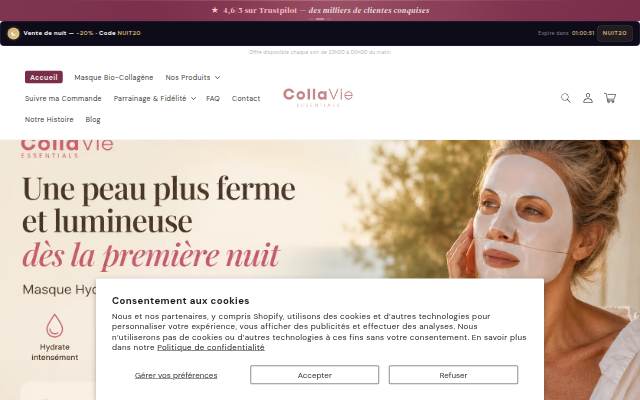 CollaVie storefront