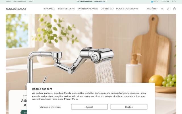 Collected Lab storefront