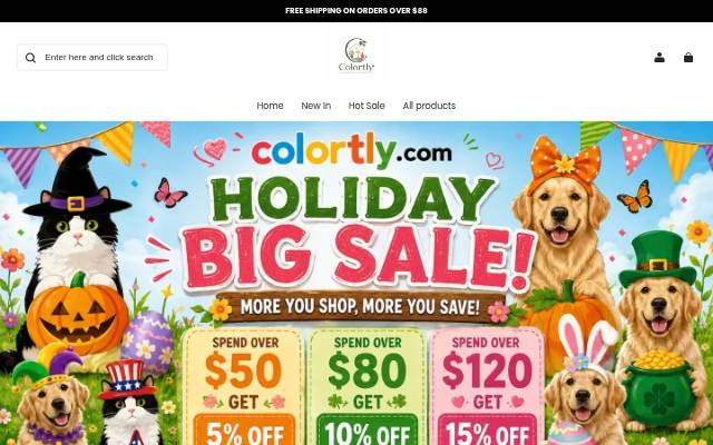 Colortly storefront